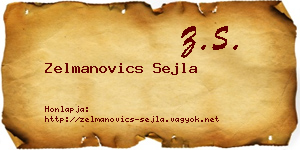 Zelmanovics Sejla névjegykártya